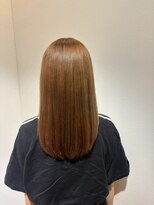 ヘアリラクゼーション クインズベリー(Hair Relaxation Queen's Berry) デザインカラー柔らかさの出るベージュカラー9.27