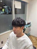 メンズヘア ササキ(sasaki)&nbsp;ニュアンスシャドウパーマ新宿