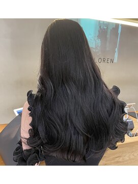 ローレン(LOREN) 透明感髪質改善ベージュダブルカラーミルクティーグレージュ