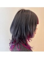 ニコラ(NICOLA)&nbsp;インナーカラー×パープルピンク