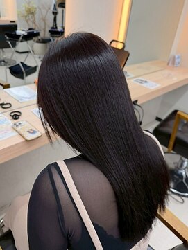 ヘアメイク アリープ(HAIR MAKE ALEAP) 艶髪/ストレート/髪質改善/セミロング