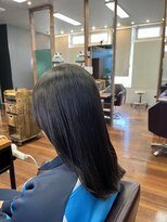 ムード 金沢文庫([mu;d])&nbsp;山崎　セミロング　【髪質再生,髪質改善,髪質改善ストレート