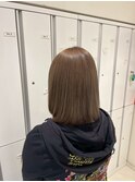 ワンホンレイヤー/ミルクティーブロンド/ダークブルー/伊勢原