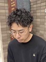 トンネルヘアー(Tunnel hair) メンズ ショートツイスパヘアー