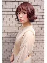 シエ バイ ケンジ 湘南台(sie by KENJE) ダークパープル/ナチュラルショート/夏のヘアアレンジ/湘南台