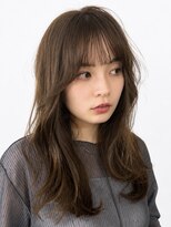 ファルベ(Farbe) 黒髪/オリーブグレー/小顔に見せるヘア/ココアベージュ/レイヤー