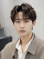 MEN'S salon Rue de noel メンズカット/パーマ/眉毛【ルード ノエル】&nbsp;Men's_ミディアムショート_ナチュラルウルフ_艶髪