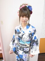 美容室イーナ(e na)&nbsp;可愛く浴衣で♪