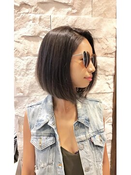 グランツヘアデザイン 四谷(GRANZ hair design) 美シルエット×前下がりＣＯＯＬボブ
