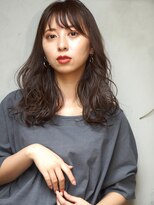 アトリエ フェム(atelier.fem)&nbsp;質感重視ウェーブ×モーブブラウン