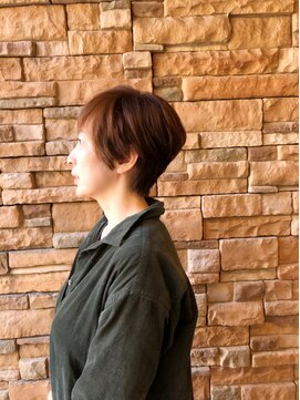 エノモト(ENOMOTO) 大人かっこいいチョコレートブラウンハンサムミニマムショート