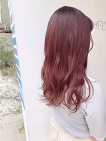 ノアフライ(NOAH FLY)&nbsp;＊ふんわりピンクレッドヘアカラー＊