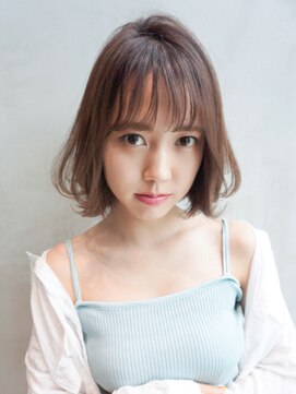 アルバム 銀座(ALBUM GINZA) キュートボブ_セシルカットココアブラウン_77744