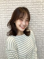 ジョエミバイアンアミ(joemi by Un ami)&nbsp;joemi新宿　ラフパーマ　ミディアム　花野