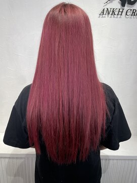 アンク クロス 池袋北口店(ANKHCROSS) 《アンククロス　岩本》ピンクレッド