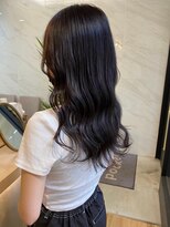 ポケット(pocket)&nbsp;＊韓国風くびれミディアムカット！シースルーバング透明感カラー