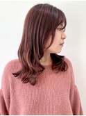 【FOLK】ブリーチ履歴あり☆透明感カラー 暗めピンク♪