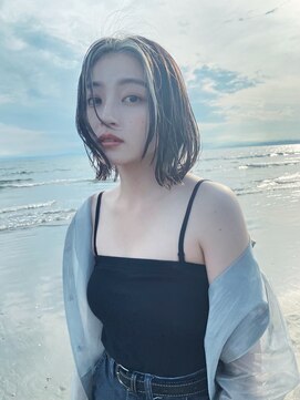 フラミューム 藤枝(flammeum) ホワイトベージュフェイスフレーミングボブ