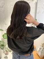 コフィー バイ メルト 吉祥寺(cofy by melt)&nbsp;【松本咲花】韓国風ロング　ブリーチなしチョコレートブラウン