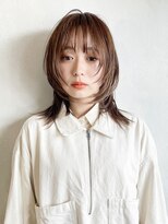 アルバム 池袋(ALBUM)&nbsp;ウルフレイヤー_ボブウルフココアベージュ_39246