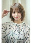 20代30代40代小顔ひし形ミディアムレイヤー　リノ吉祥寺