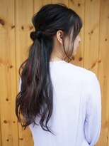 ブゾン(buZon)&nbsp;【buZonブゾン】インナーカラーハーフアップアレンジ