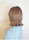 30代40代大人可愛い小顔ショートカット外ハネボブハイライト