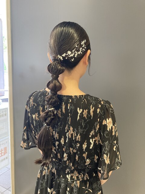 お呼ばれヘアアレンジ