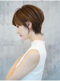 大人ショート◇20代30代40代/レイヤーショート/ハイライト/銀座