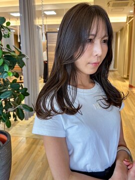 バランス ヘアーアンドアイラッシュ 野田店(balance.) 透明感カラー×韓国ヘア