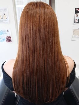 ヘアメイク アフロディーテ(HAIR MAKE Aphrodite)の写真/一人ひとりの髪質を見極めた薬剤選定◎今までに感じたことのない指通りを体感していただけます！