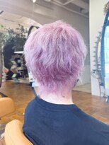 オブヘアーギンザ(Of HAIR GINZA)&nbsp;ピンクヘアー×ショートウルフ