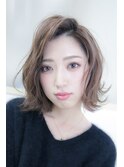 ミディアム小顔外ハネ20代30代40代50代【銀座/銀座駅】