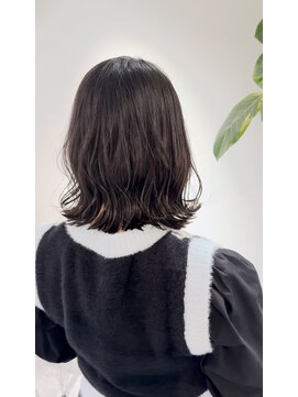 チョキナ(chokina.) 切りっぱなしボブ×ダークブラウン