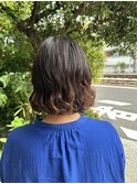 40代のママさんの可愛いボブパーマ