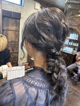 ヘアー クリエイト カルバリ(HAIR CREATE Calbari) ポニーヘアセット