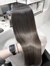 美髪、酸性ストレート+カット￥11900［十三/髪質改善/艶髪］