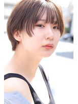 ステラ ヘア デザイン サロン(STELLA hair design salon)&nbsp;丸みのショート　ベージュカラー　透明感　S
