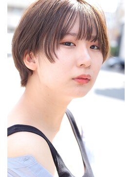 ステラ ヘア デザイン サロン(STELLA hair design salon) 丸みのショート　ベージュカラー　透明感　S