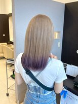 ヘアショップエヌアンドエー 久喜 栗橋店(hairshop N&A)&nbsp;大人女子のハイトーンカラー 髪質改善Tr ストレート#2