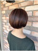 大人可愛い　ショートボブ