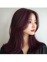 グラッジ 池袋(GLADGE)&nbsp;ボルドー、ブリーチカラー