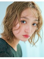リトル 広島並木通り(little) くしゃっとハイトーンボブ［八丁堀駅］