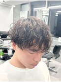 シャドウパーマ/韓国ヘア/メンズパーマ