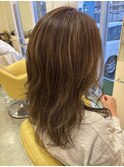 ベージュハイライト