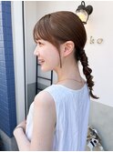 ヘアアレンジ×ポニーテール