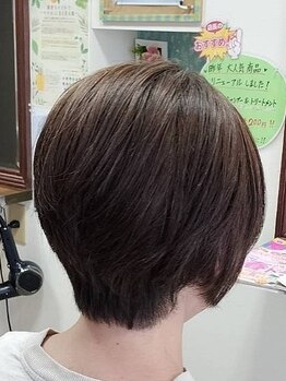 エム クゥール m.coeurの写真/夏に向けてミントシャンプーやヘッドスパで頭皮スッキリ！顔周りのカットで印象を変えて小顔魅せスタイルへ
