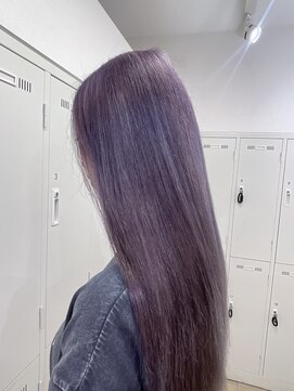 アッシュ 下北沢店(Ash) ブリーチ２回ラベンダーシルバーカラー