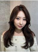 ミニウルフレイヤーカット顔周りカット前髪カット韓国ロング銀座
