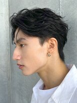 テン 心斎橋(tenn.)&nbsp;フェザーショートフェザーパーマニュアンスパーマショートヘア